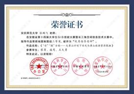 14届GIS大赛获奖教师证书-13 JA013谈球吧张鹏飞