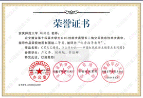 14届GIS大赛获奖教师证书-09 JA009谈球吧顾洪亮